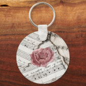 音楽 キーホルダー (正面)
