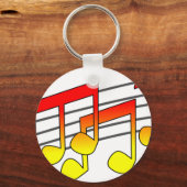 音楽 キーホルダー (正面)