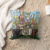 音楽 クッション (ブランケット)