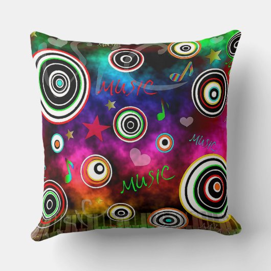 音楽 クッション (裏面)