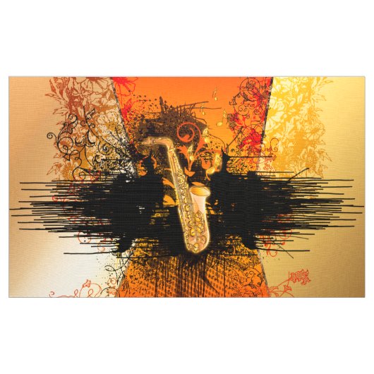 音楽、グランジのサクソフォーン ファブリック (ヤード)