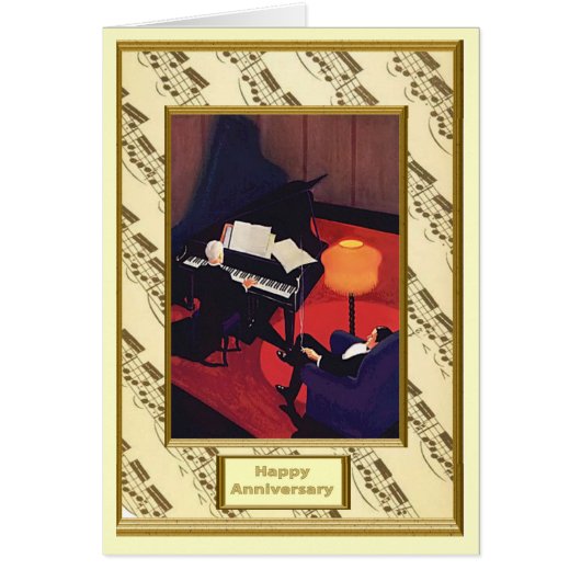 音楽、コンサートのピアニストのロマンス (正面)