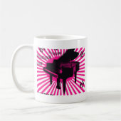 音楽 コーヒーマグカップ (左)