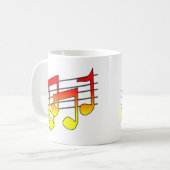 音楽 コーヒーマグカップ (正面左)