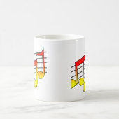 音楽 コーヒーマグカップ (中央)