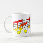 音楽 コーヒーマグカップ (左)