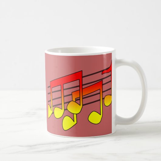 音楽 コーヒーマグカップ (右)