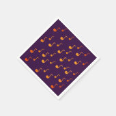 音楽、ゴールデンノート スタンダードカクテルナプキン (角)