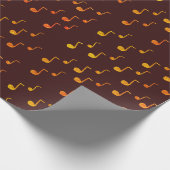 音楽、ゴールデンノート ラッピングペーパー (角)