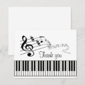 音楽 サンキューカード (正面/裏面)
