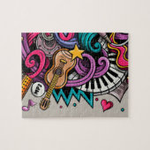 音楽 ジグソーパズル (横)