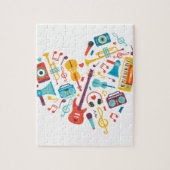 音楽 ジグソーパズル (縦)