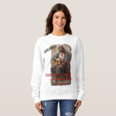 音楽 スウェットシャツ (正面フル)