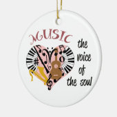 音楽 セラミックオーナメント (左)