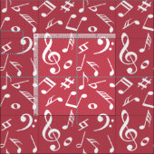 音楽。ダスティバラ。注：モダンレタリング ファブリック (タイル)