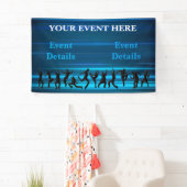 音楽、ダンス、パーティーテンプレート 横断幕 (インサイチュ)