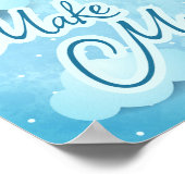 音楽、デジタルアートを作る ポスター (角)