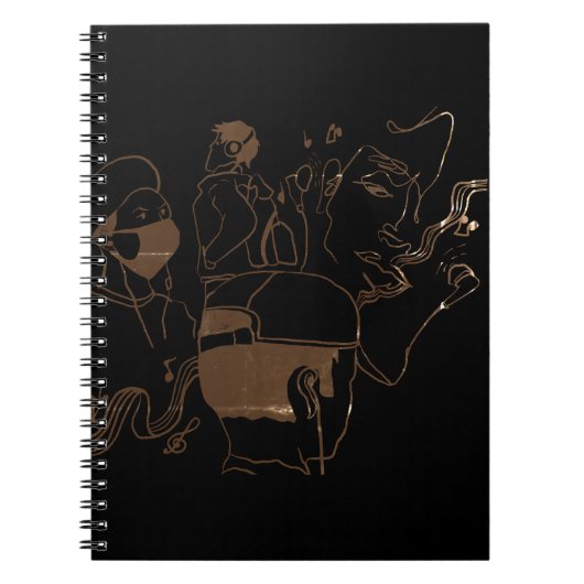 音楽 ノートブック (正面)