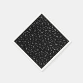 音楽，ノート，クレフ、 音符記号，バンド，シンボル，光沢， エレガント, スタンダードカクテルナプキン (角)