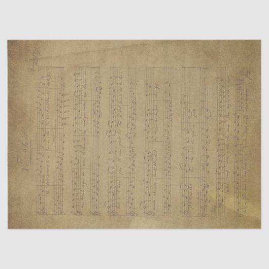 音楽・バラシリーズデザイン10 薄葉紙 (正面)