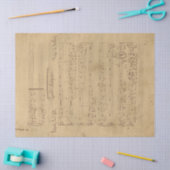 音楽・バラシリーズデザイン11 薄葉紙 (クラフト)