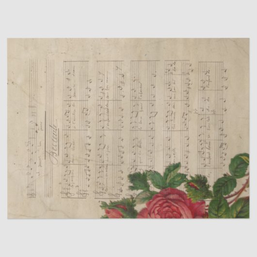 音楽・バラシリーズデザイン12 薄葉紙 (正面)