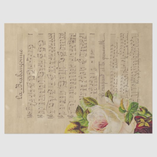 音楽・バラシリーズデザイン13 薄葉紙 (正面)