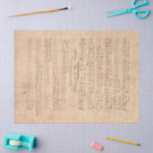 音楽・バラシリーズデザイン14 薄葉紙 (クラフト)