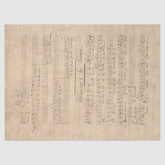 音楽・バラシリーズデザイン14 薄葉紙 (正面)