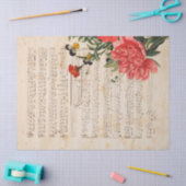 音楽・バラシリーズデザイン16 薄葉紙 (クラフト)