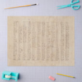 音楽・バラシリーズデザイン9 薄葉紙 (クラフト)