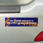 音楽 バンパーステッカー (車上)