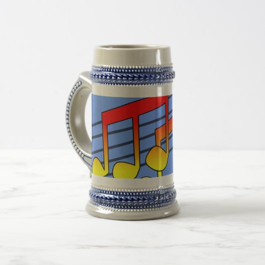 音楽 ビールジョッキ (正面左)