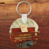 音楽 – ピアノ – スクエアベビーグランド キーホルダー (正面)