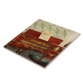 音楽 - ピアノ - スクエア・ベイビー・グランド タイル (側面)