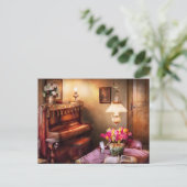 音楽 – ピアノ – 音楽室 ポストカード (スタンド正面)