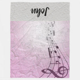 音楽 フリースブランケット