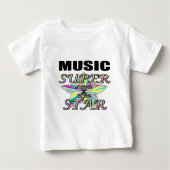 音楽 ベビーTシャツ (正面)