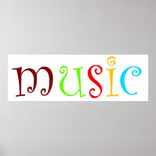 音楽 ポスター (正面)