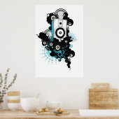 音楽 ポスター (キッチン)