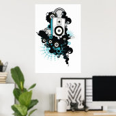 音楽 ポスター (ホームオフィス)