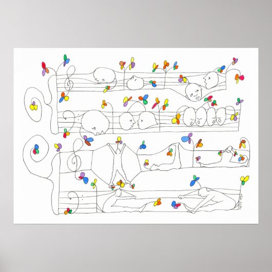 音楽 ポスター (正面)