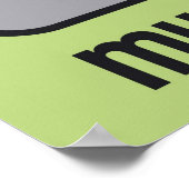 音楽 ポスター (角)