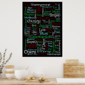 音楽 ポスター (キッチン)