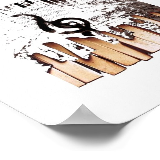 音楽 ポスター (角)