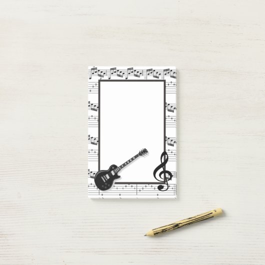 音楽 ポストイット (デスク上)