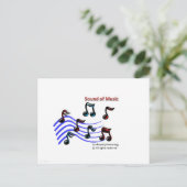 音楽 ポストカード (スタンド正面)