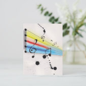 音楽 ポストカード (スタンド正面)