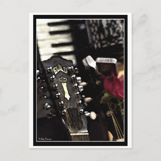 音楽 ポストカード (正面)