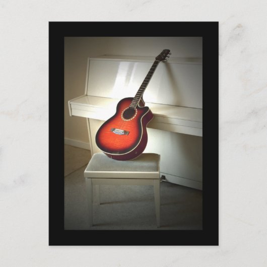 音楽 ポストカード (正面)